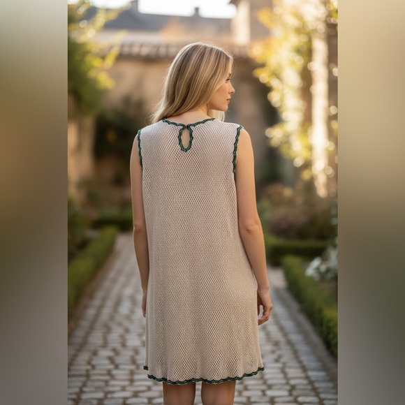 Zara Floral Embroidered Sleeveless Dress - Picture 3 of 3